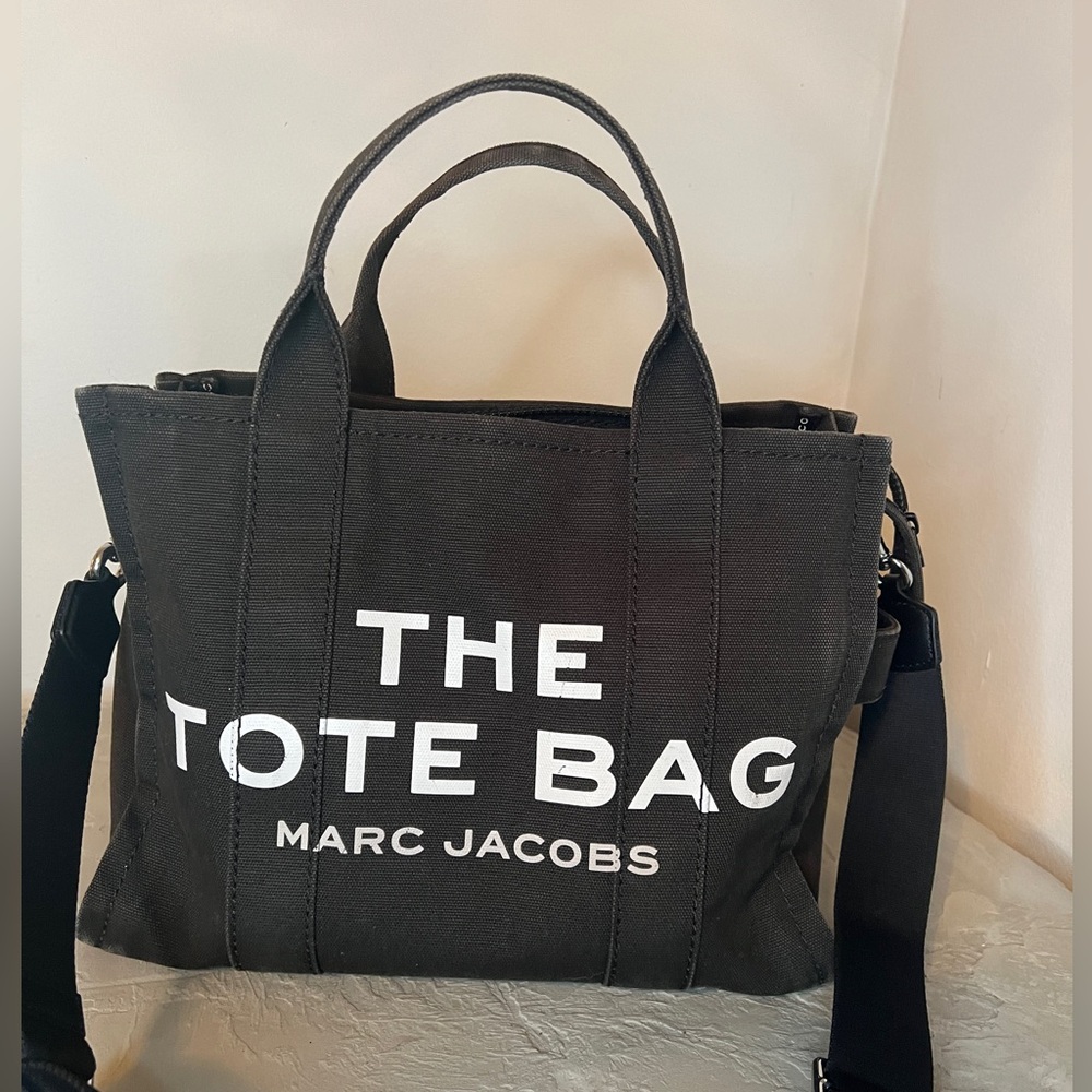 MARC JACOBS - Women's Medium The Tote Bag, Canvas Black